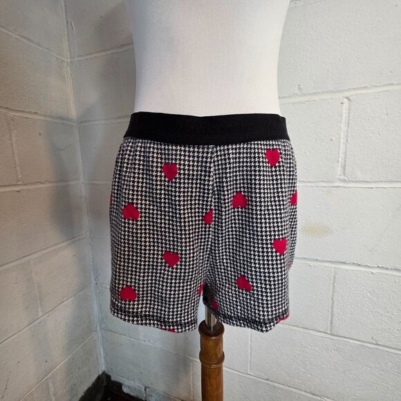 y2k Victoria's Secret Girly Femi Cottage Coquette Gingham & Hearts Thermal PJ's - Picture 10 of 14